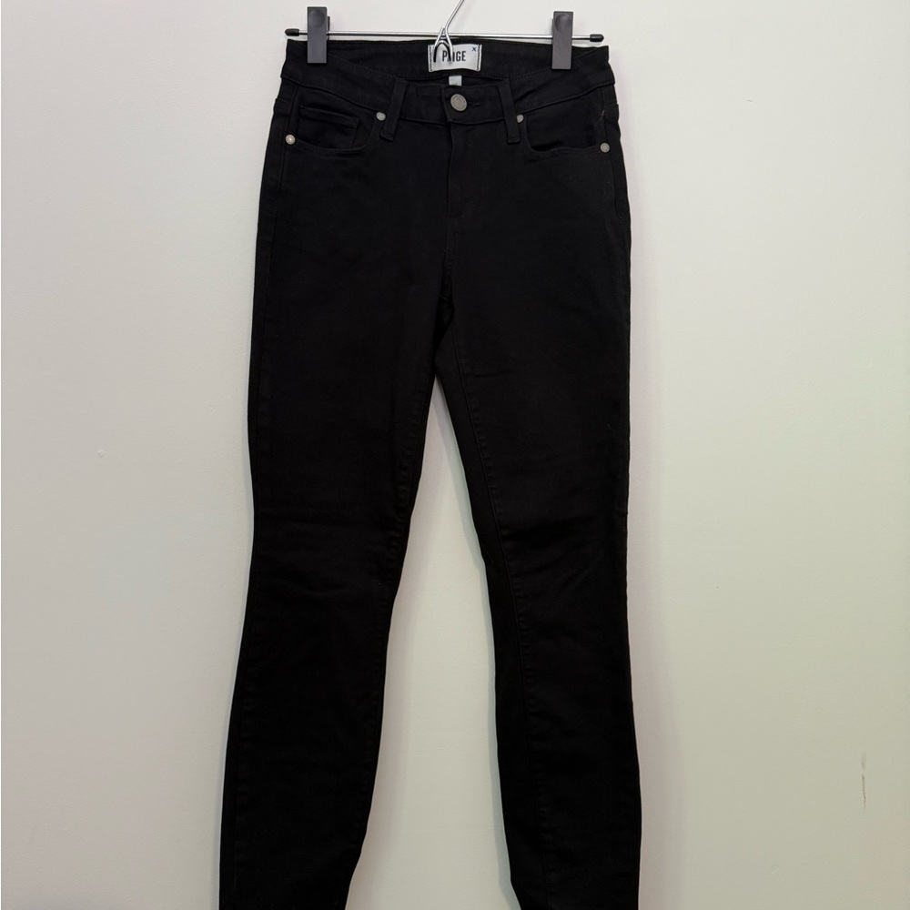 PAIGE Black Skinny Jeans VERDUGO ankle